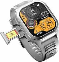 Fire-Boltt 4G Pro Volte Calling Smart Watch- 2.02” TFT Display, 4G Nano-SIM GPS, Health Suite, Sports Modes, 400mAh Battery (Gray)