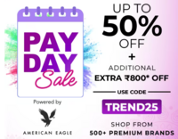 Shoppers Stop Pay Day Sale - Upto 50% off + Extra 800 off + Combo offers and more