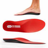 Frido Max Comfort Arch Cushion Insole, For Arch Pain, Proprietary Hi Per Foam Orthotic Inserts, Deep Heel Cup, Enhanced Stability, Casual Shoe Insert, Large (8 to 11 UK) Pack of 1