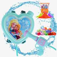 GRAPHENE Frozen Holi Tank Pichkari Water Gun for Kids 1.2L High Pressure Long Throw Back Pack Holding 1 Pkt Fruit Gulal & 100 Balloons Tank Spray Leak Proof Shooting Pistol Boy Girl ISI Approved