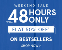 Pepe Jeans Weekend Sale - Flat 50% off + Additional 10% off