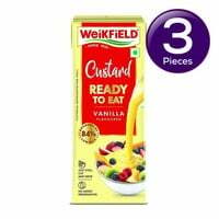Zepto - Weikfield Custard Ready To Eat - Vanilla 200 ml Combo Net Qty: 200 ml X 3 (location specific)