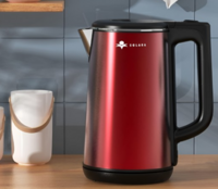Solara Premium Electric Kettle Xtra Large, Metallic Red - 1.8L