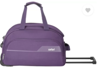 SAFARI  55 L Strolley Duffel Bag - LIRA 55 RDFL - Purple - Regular Capacity