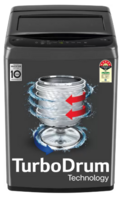 LG 7 kg 5 Star, Smart Inverter Technology, TurboDrum, Fully Automatic Top Load Washing Machine Black T70VBMB1Z