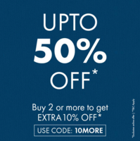 Jade Blue Sale - Upto 50% off on Fashion + Buy 2 get Extra 10% off