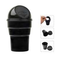 KBS DustBin For Car Accessories Office Home Kithcen Automotive Cup Holder Garbage Can Mini Trash (PACK OF 2)