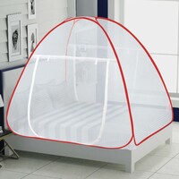 PROTOZONE Polyester Foldable for Single Bed Mosquito Net