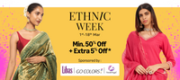 Amazon Ethnic Week Sale Minimum 50% off + 5% off Extra
