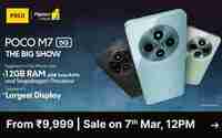 Poco M7 5G starting from ₹9499 (Sale Live)