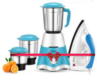 Skystar Elegant Mixer Grinder & 750 Dry Iron Super Combo 700 W Mixer Grinder
