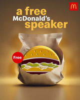 Buy 3 McCrispy in a Month & Get Free Bluetooth Speaker [Mumbai Users Only]