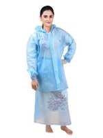 Rupa Polyvinyl Chloride (Pvc) Womens Rain Standard Length Jacket With Skirt