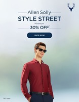 Allen Solly Sale | Minimum 30% to 70% off + Extra prepaid discount