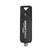 Amazon Basics 128GB Dual Flash Drive | 150+ Mbps Read/Write Speed | Type C and USB 3.0 | High-Speed Data Transfer (Metal)