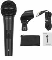 BOYA BY-BM58 XLR Cable Cardioid Dynamic Vocal Handheld Wired Microphone For Multipurpose (Check PC)
