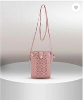 DESENCE  Pink Women Sling Bag - Medium New Mobile pouch Sling