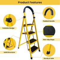 Asian Paints TruCare 4-Steps Steel Ladder