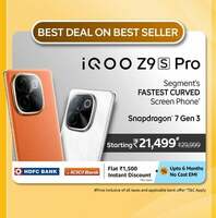 Amazon Iqoo Quest Days Upto 30% Off Saving Upto Rs.2000 (4th - 7th March)