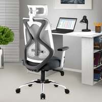 ASTRIDE Ergofit Ergonomic Office Chair for Home | 3-Years Warranty | 2D Headrest, Adjustable Arms 