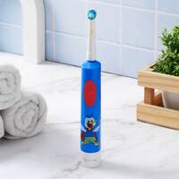 Lifelong Electric Toothbrush with Free Clove Dental Health Plan for Kids (3+ Years) with Animated sticker for Designing your Toothbrush | 2 Extra Soft Brush Heads|2 min Smart Timer|Rotary Toothbrush Electric Toothbrush