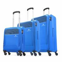Aristocrat Oasis Plus Set of 3 Cabin, Medium & Large Size Soft Luggage (59 cm, 69 cm & 79 cm) 