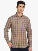 The Indian Garage Co Men's Checkered Slim Fit Shirt