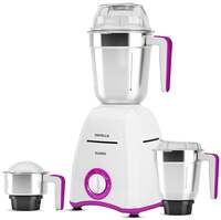 Havells Klassic 750 watts 3 Jar Mixer Grinder with 304 SS Blades, Large Size SS Jars