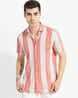SNITCH Fausto Striped Slim Fit Shirt