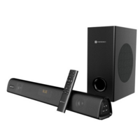 Portronics Pure Sound Pro X 80W Soundbar With Wired Subwoofer