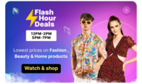 Flipkart Flash Hour Deals - Watch & Shop : Fashion, Beauty, Home Products & More