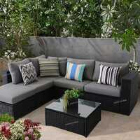 OUTLIVING Outdoor Garden Patio Seating Sofa Set