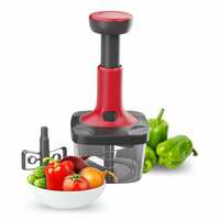 Lifelong Push Chopper 650ml, Compact and Efficient Vegetable, Onion, and Garlic Chopper