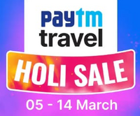 Paytm Travel HOLI Sale | Flat 25% on Bus Tickets with DBS Credit Card (5th Mar - 14th Mar)