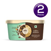 Zepto NIC Coffee Walnut Ice Cream Tub 500 ml Combo 500 ml X 2 [location specific]
