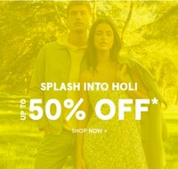Pepe Jeans Splash into Holi Sale - Upto 50% Off + Extra 10% Off on 2 or more