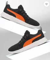 PUMA  Puma Dryflex IDP Running Shoes For Men  (Black, Orange , 8)