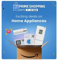 Amazon Prime Shopping Days - Up to 50% Off + Extra Rs.500 Off on HDFC only for Prime Members