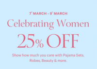 Victoria's Secret Women's Day Sale - 25% off + Combo offers & More