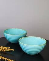 Apply ₹244 coupon : VOLA Organic Big Bowl Set of 2 Aesthetic Design Made with Porcelain Material Home & Office Use Kitchen 