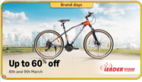 Amazon Leader Cycles Brand Days - Upto 60% off + Bank offers