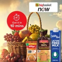 TataNeu × BBNow | Get 60 Neucoins back on Min Order ₹600 (7 AM - 11 AM)