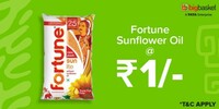 Shop for 399 and Grab Fortune Sunflower Oil at 1 Rupees