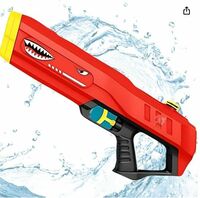 Storio Space Man Shark Head Holi Pichkari Water Gun Toy for Kids for Holi with 25Ft Range |High Pressure Mechanism Ideal Outdoor Toy for Pool & Beach Fun