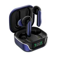 amazon basics TWS in-Ear Earbuds (AB-T01A) with Fast Charging up to 50 Hours of Playtime | Dual 10mm Driver | IPX4 Water-Resistance | Bluetooth 5.3 | Charging Case with Mic | Touch Control (Blue)