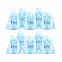 Cockatoo PE Shoe Bag for Travel & Storage, Pack of 10 Shoe Pouch(30 x 35 CM) [Min Order 2 Qty]
