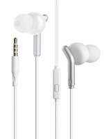 Zepto : Zebronics Bro Wired Earphones with Mic, 3.5mm Audio Jack, 10mm Drivers, Phone/Tablet(White)