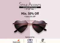 Amazon Style Accents - Minimum 50 to 80% off on Fashion + Extra 5% off