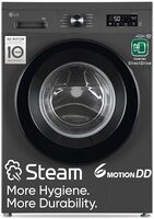 LG 9 Kg, 5 Star Fully-Automatic Front Load Washing Machine (Middle Black)