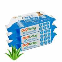 OYO BABY Wipes for new born baby with Lid | 72 Wipes x Pack of 3-216 Wipes for kid | Extra Thick & Moist Wet Vipes for Babies | Prevents Skin Redness & Rashes | Enriched with Aloe Vera, Vitamin E